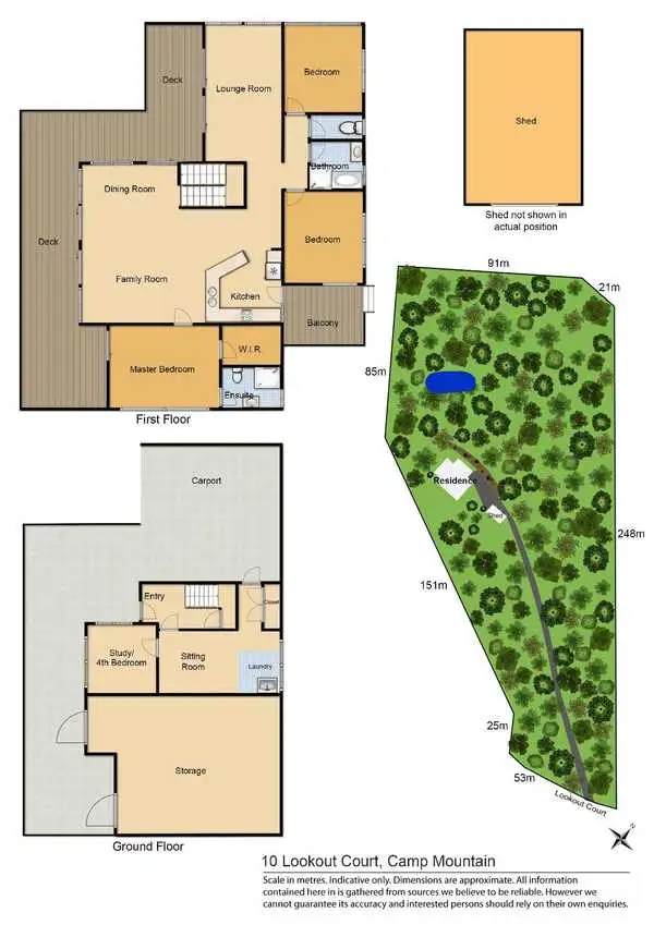 Floorplan of Homely house listing, 10 Lookout Court, Camp Mountain QLD 4520