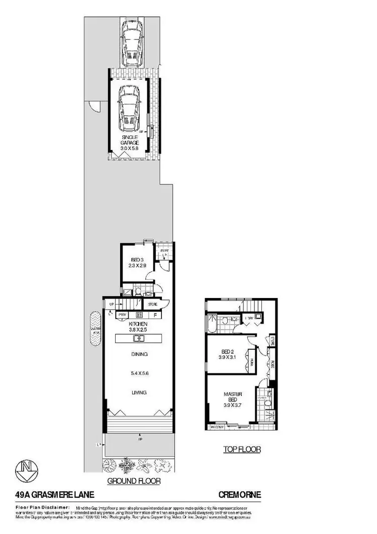 Floorplan of Homely house listing, 49A Grasmere Lane, Cremorne NSW 2090