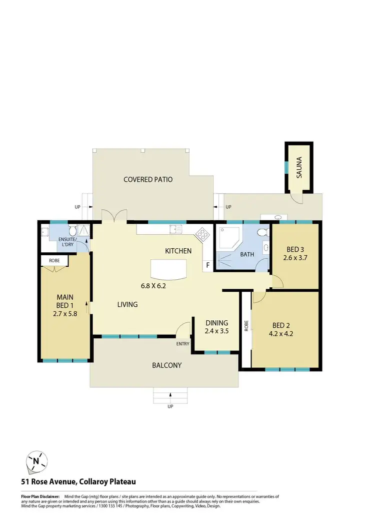 Floorplan of Homely house listing, 51 Rose Avenue, Wheeler Heights NSW 2097