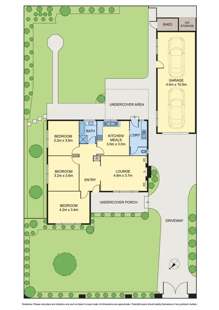 Floorplan of Homely house listing, 21 Hughes Parade, Reservoir VIC 3073