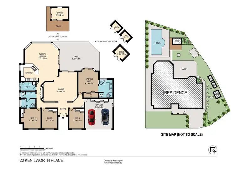 Floorplan of Homely house listing, 20 Kenilworth Place, Carindale QLD 4152