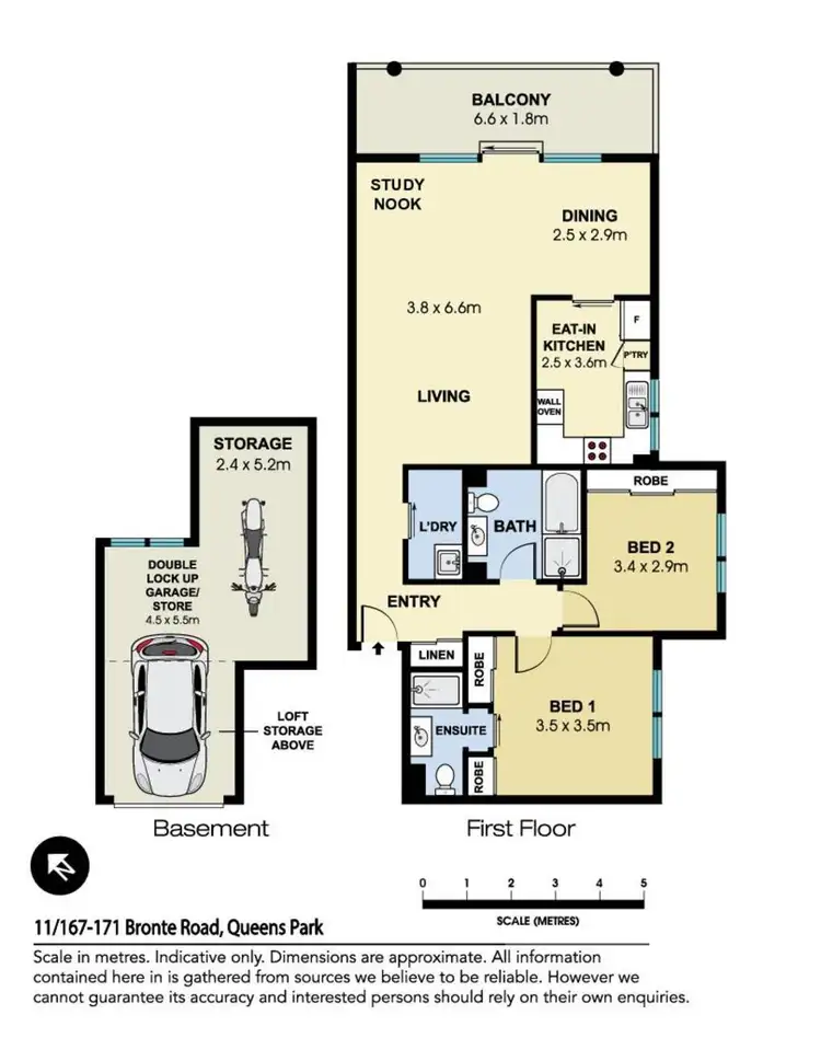 Floorplan of Homely unit listing, 11/167-171 Bronte Road, Queens Park NSW 2022