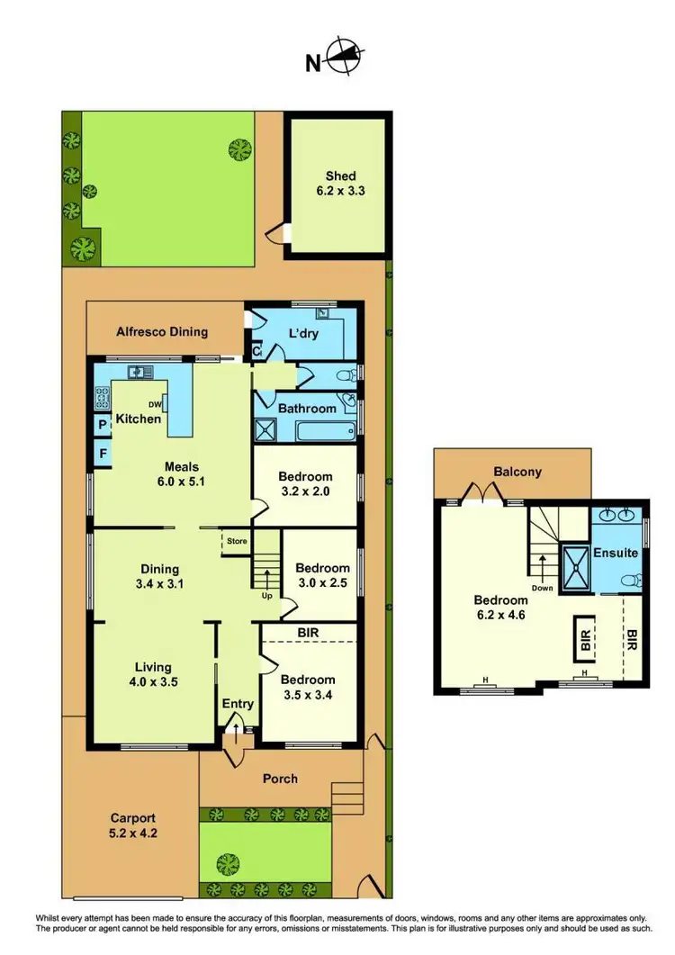 Floorplan of Homely house listing, 93 Ballarat Street, Yarraville VIC 3013
