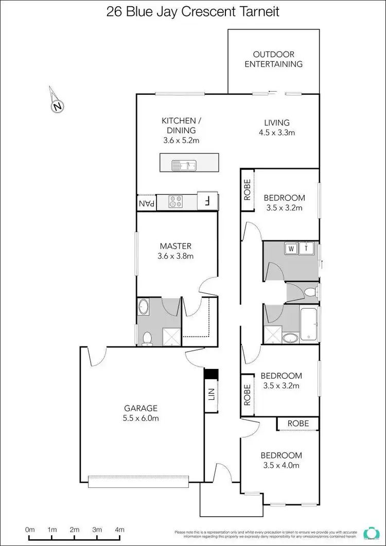 Floorplan of Homely house listing, 26 Blue Jay Crescent, Tarneit VIC 3029