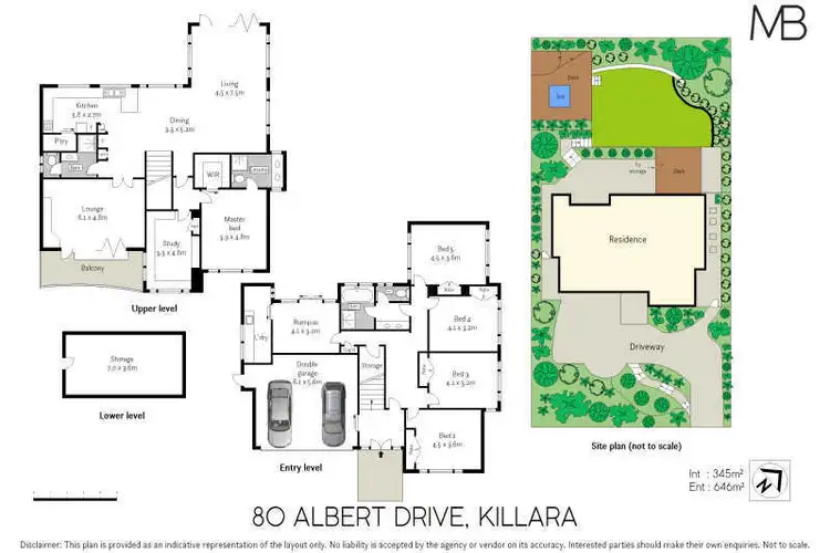 Floorplan of Homely house listing, 80 Albert Drive, Killara NSW 2071