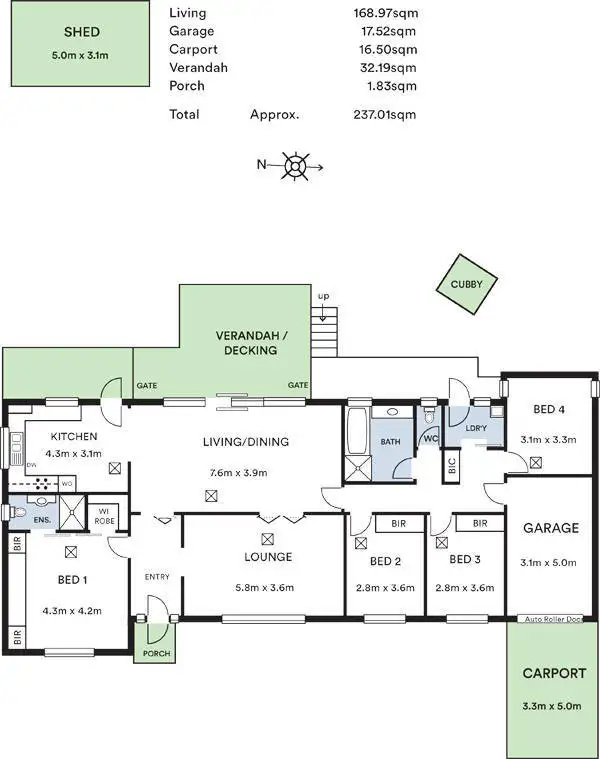 Floorplan of Homely house listing, 2A Mortlock Street, Clapham SA 5062