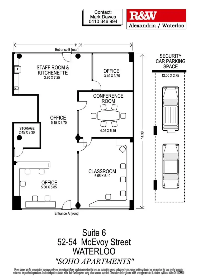 Floorplan of Homely apartment listing, Suite 6/52-54 McEvoy Street, Waterloo NSW 2017