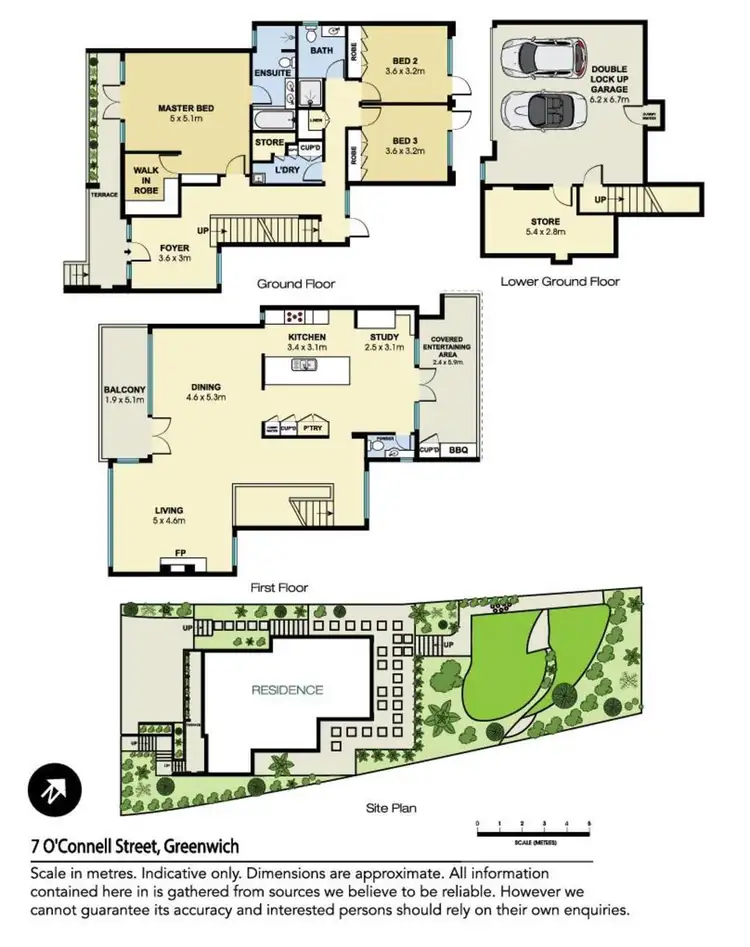 Floorplan of Homely house listing, 7 O'Connell Street, Greenwich NSW 2065