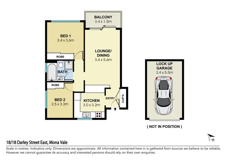 Floorplan of Homely apartment listing, 18/18 Darley Street, Mona Vale NSW 2103