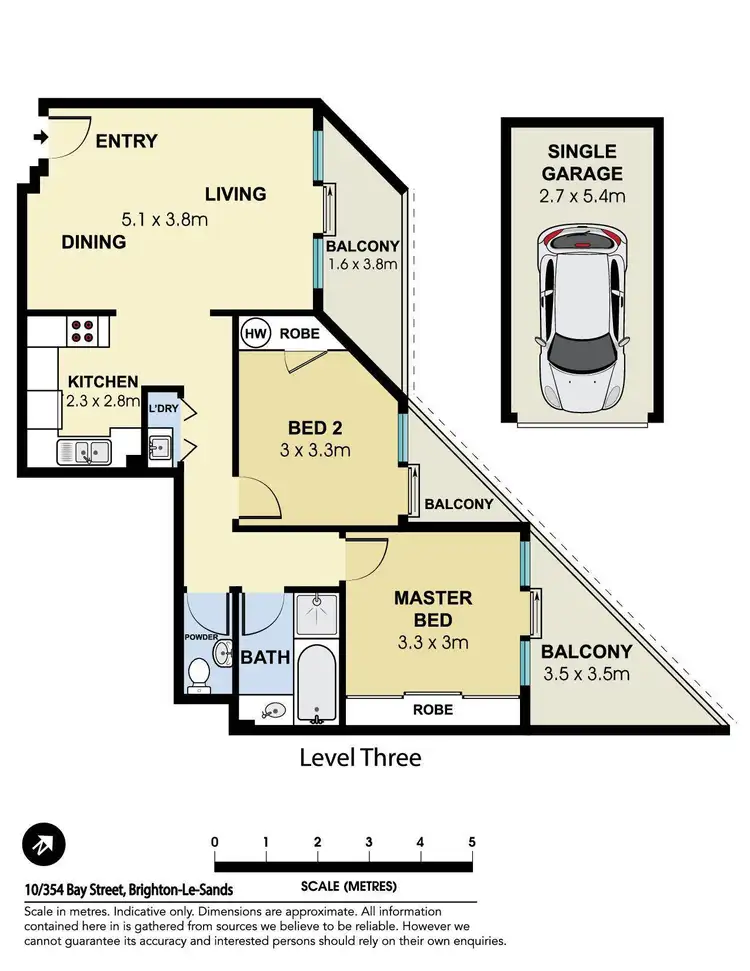 Floorplan of Homely apartment listing, 10/354 Bay Street, Brighton-le-sands NSW 2216