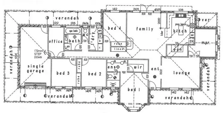 Floorplan of Homely house listing, 1 Colonial Court, Irymple VIC 3498