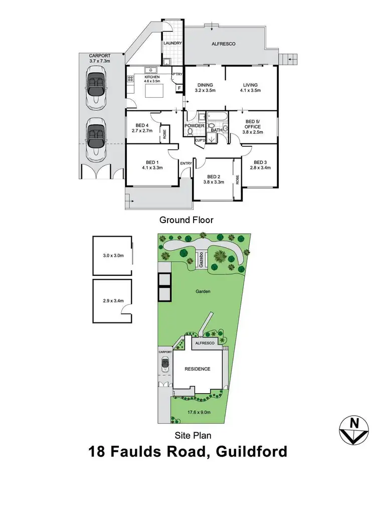 Floorplan of Homely house listing, 18 Faulds Road, Guildford West NSW 2161