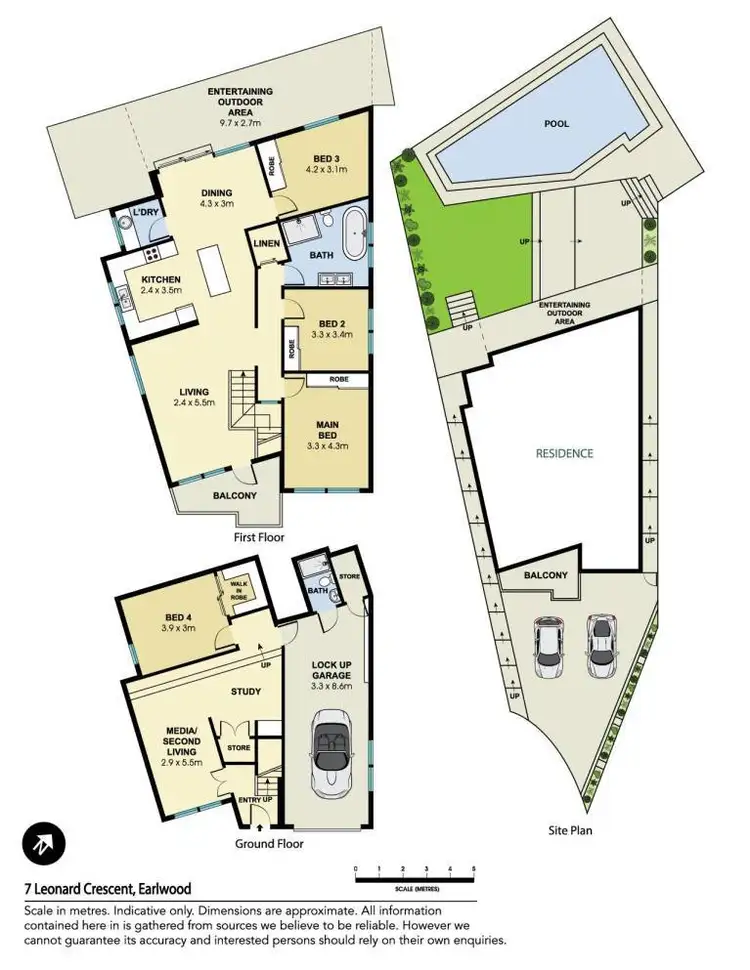 Floorplan of Homely house listing, 7 Leonard Crescent, Earlwood NSW 2206
