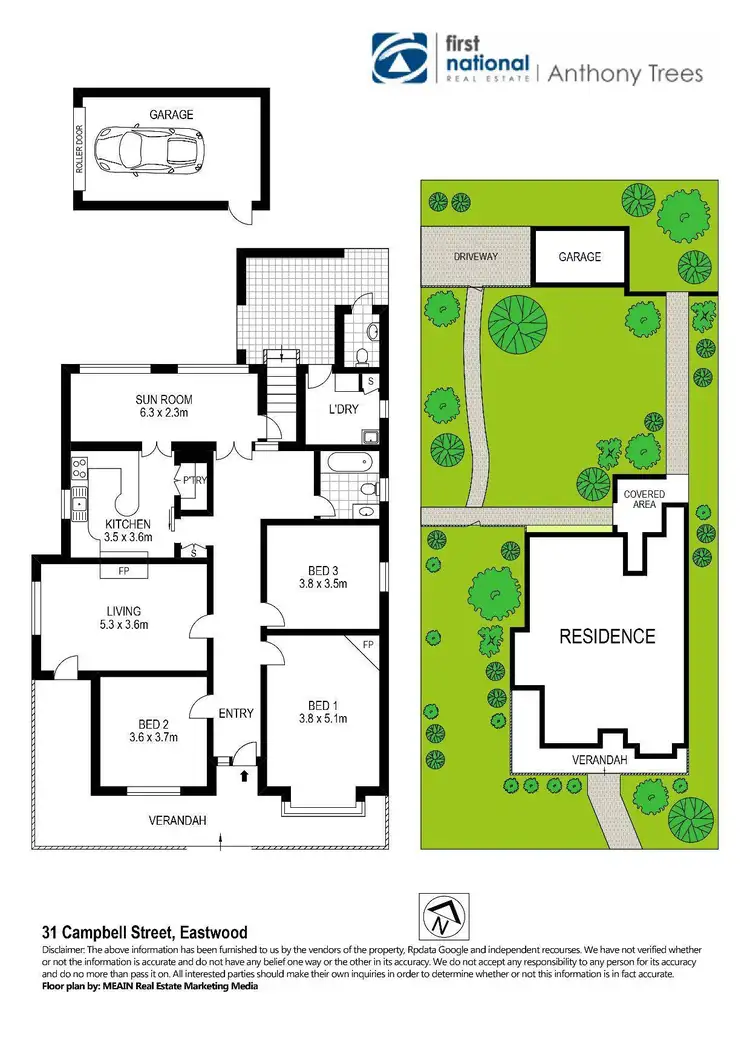 Floorplan of Homely house listing, 31 Campbell Street, Eastwood NSW 2122