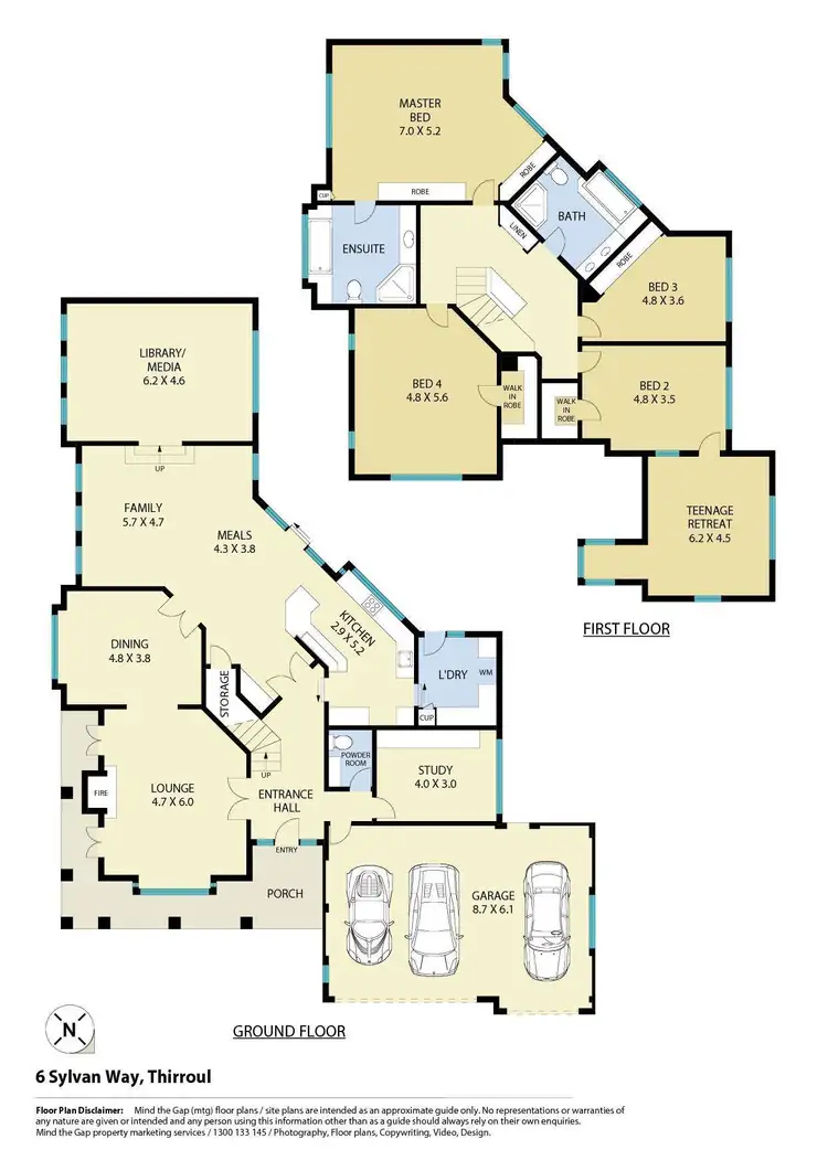 Floorplan of Homely house listing, 6 Sylvan Way, Thirroul NSW 2515