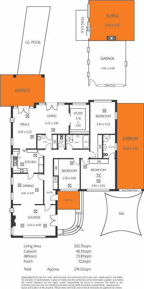 Floorplan of Homely house listing, 8 Doreen Street, Vale Park SA 5081