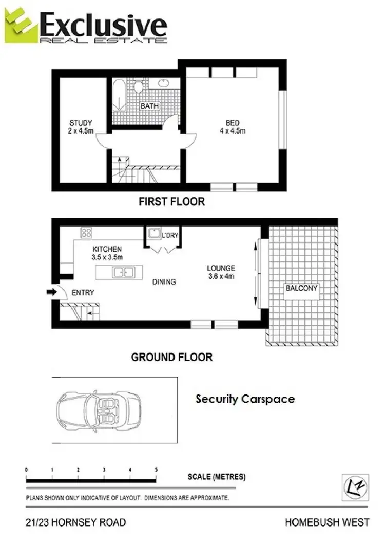 Floorplan of Homely apartment listing, 21/23 Hornsey Road, Homebush West NSW 2140