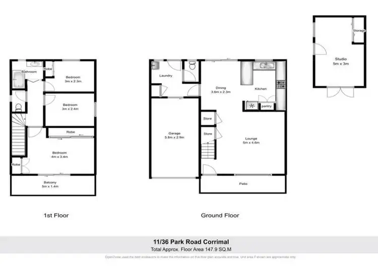 Floorplan of Homely townhouse listing, 11/36 Park Road, Corrimal NSW 2518