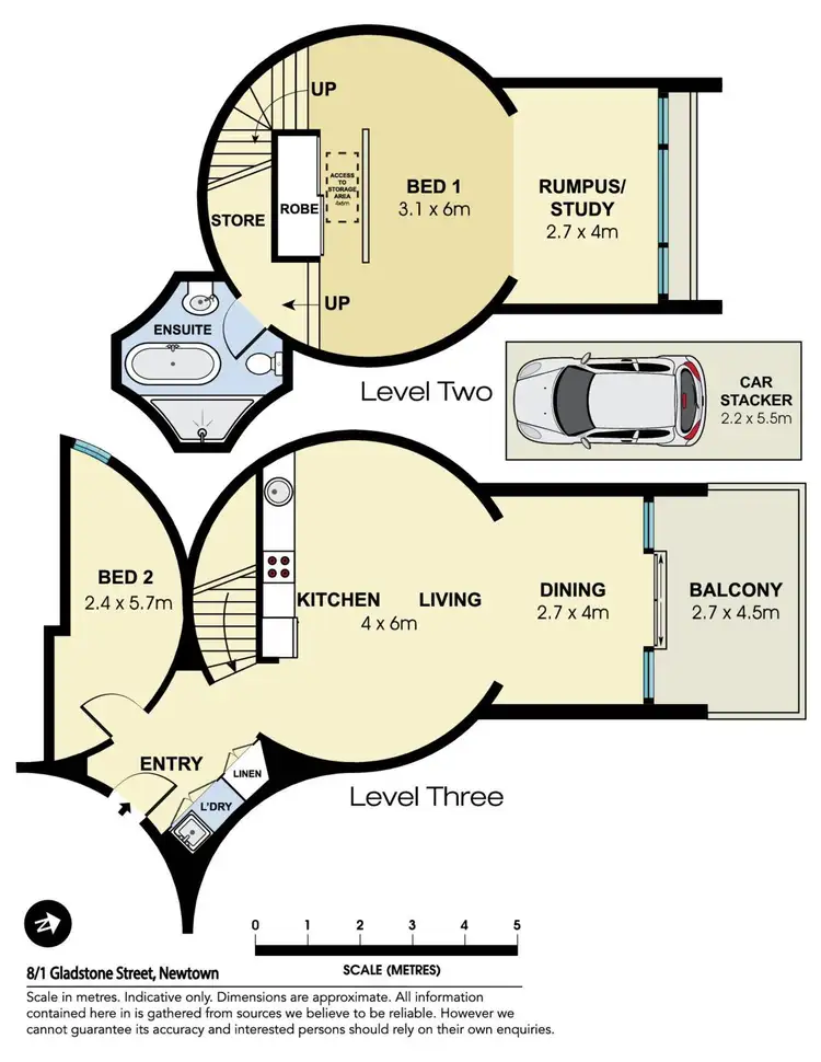 Floorplan of Homely apartment listing, 8/1 Gladstone Street, Newtown NSW 2042