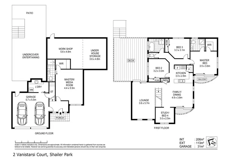 Floorplan of Homely house listing, 2 Vanistari Court, Shailer Park QLD 4128