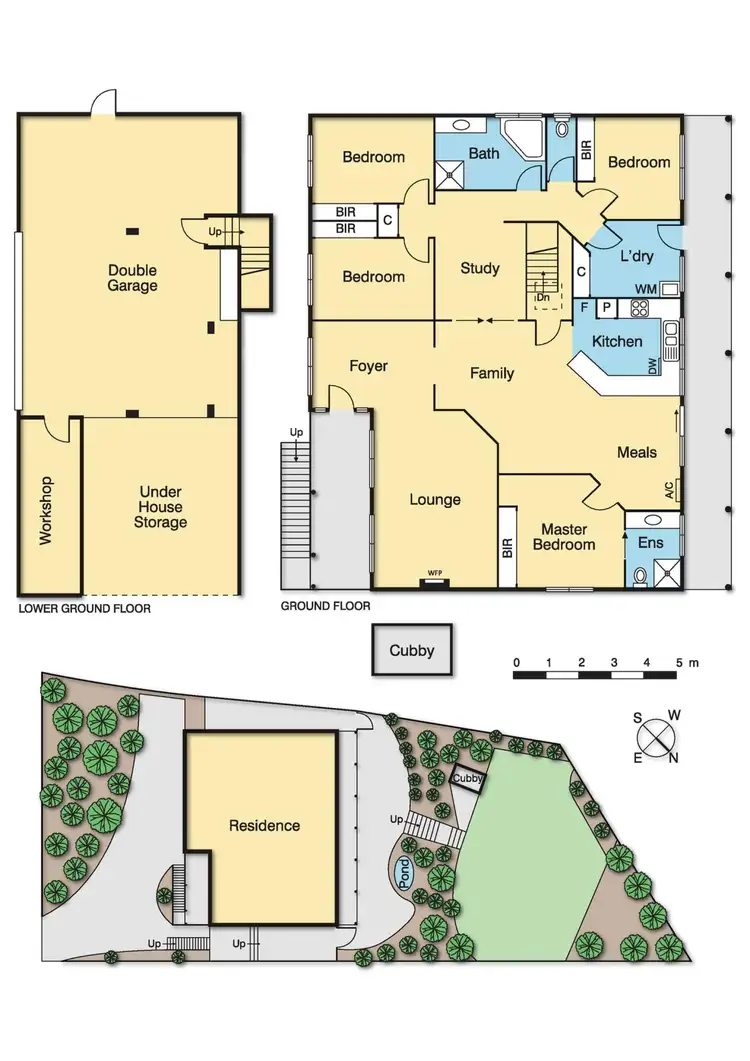 Floorplan of Homely house listing, 5 Sovereign Rise, Diamond Creek VIC 3089