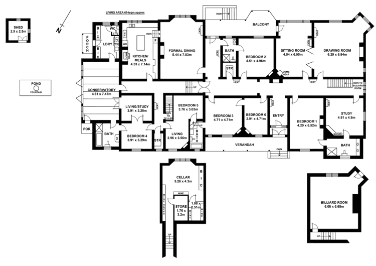 Floorplan of Homely house listing, 9 Fairview Road, Crafers SA 5152