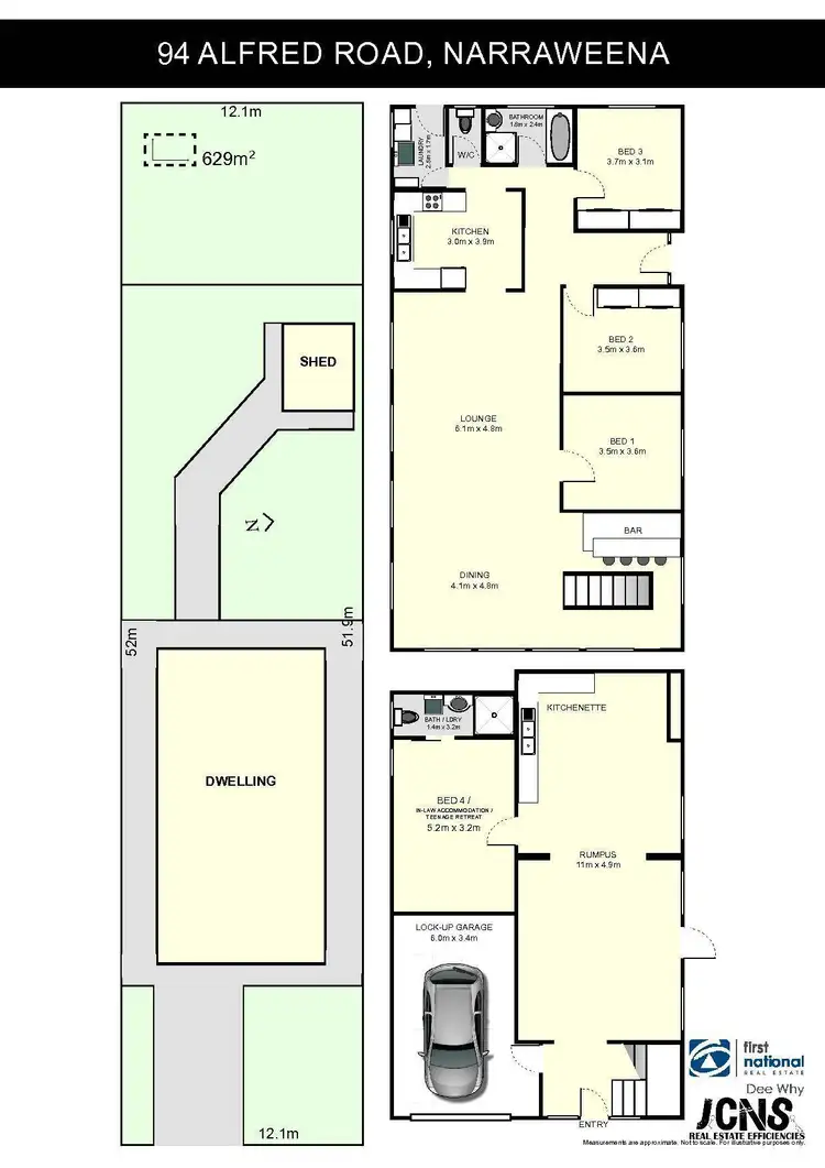 Floorplan of Homely house listing, 94 Alfred Road, Narraweena NSW 2099