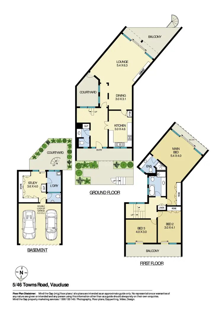 Floorplan of Homely townhouse listing, 105/46 Towns Road, Vaucluse NSW 2030