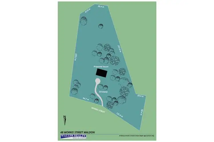 Floorplan of Homely land listing, 48 Morris Street, Maldon VIC 3463