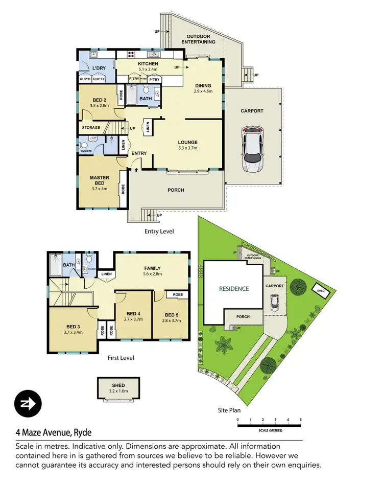 Floorplan of Homely house listing, 4 Maze Avenue, Ryde NSW 2112