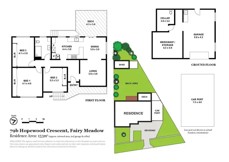 Floorplan of Homely house listing, 79B Hopewood Crescent, Fairy Meadow NSW 2519