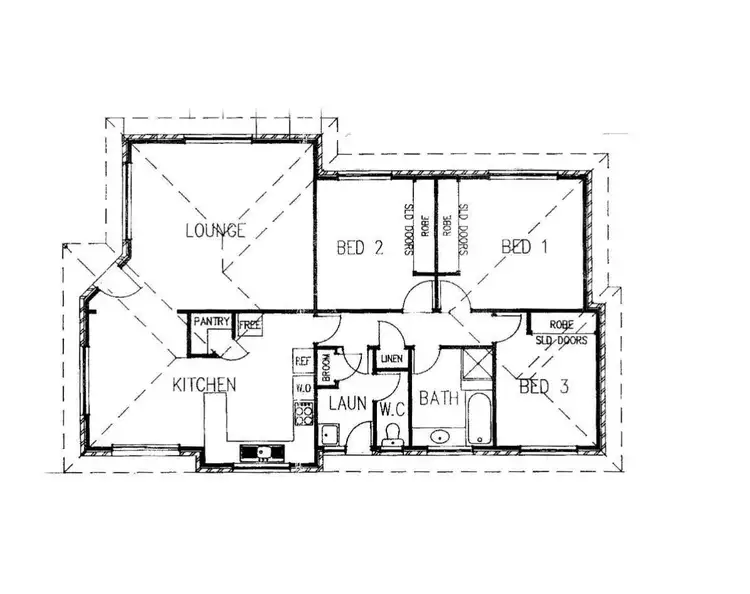 Floorplan of Homely house listing, 15 Knape Street, Long Gully VIC 3550