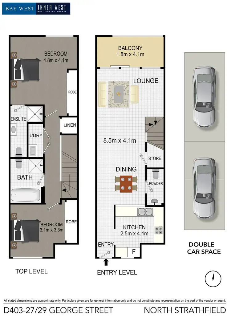 Floorplan of Homely apartment listing, D403/27-29 George Street, North Strathfield NSW 2137