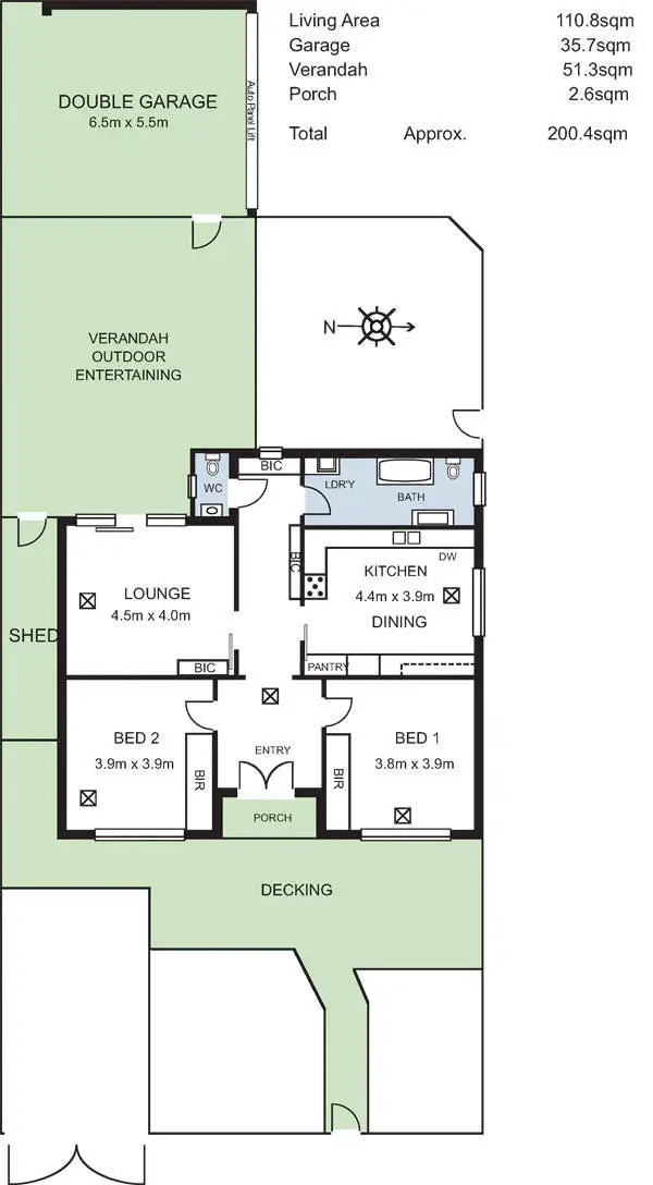Floorplan of Homely house listing, 9 William Avenue, Henley Beach South SA 5022