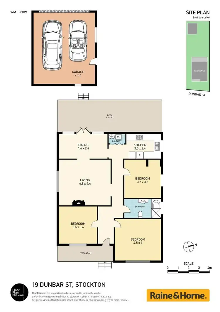 Floorplan of Homely house listing, 19 Dunbar Street, Stockton NSW 2295