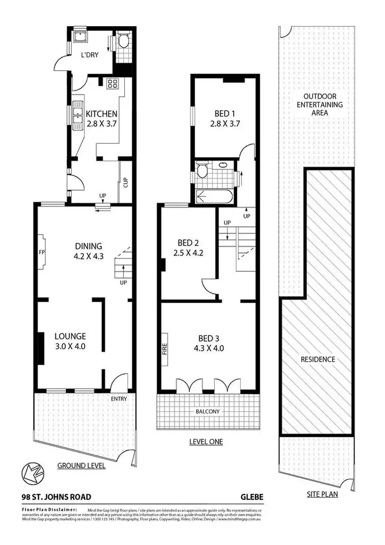 Floorplan of Homely house listing, 98 St Johns Road, Glebe NSW 2037