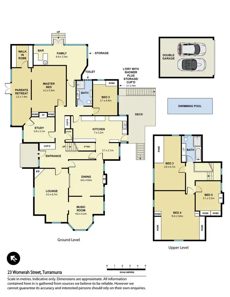 Floorplan of Homely house listing, 23 Womerah Street, Turramurra NSW 2074