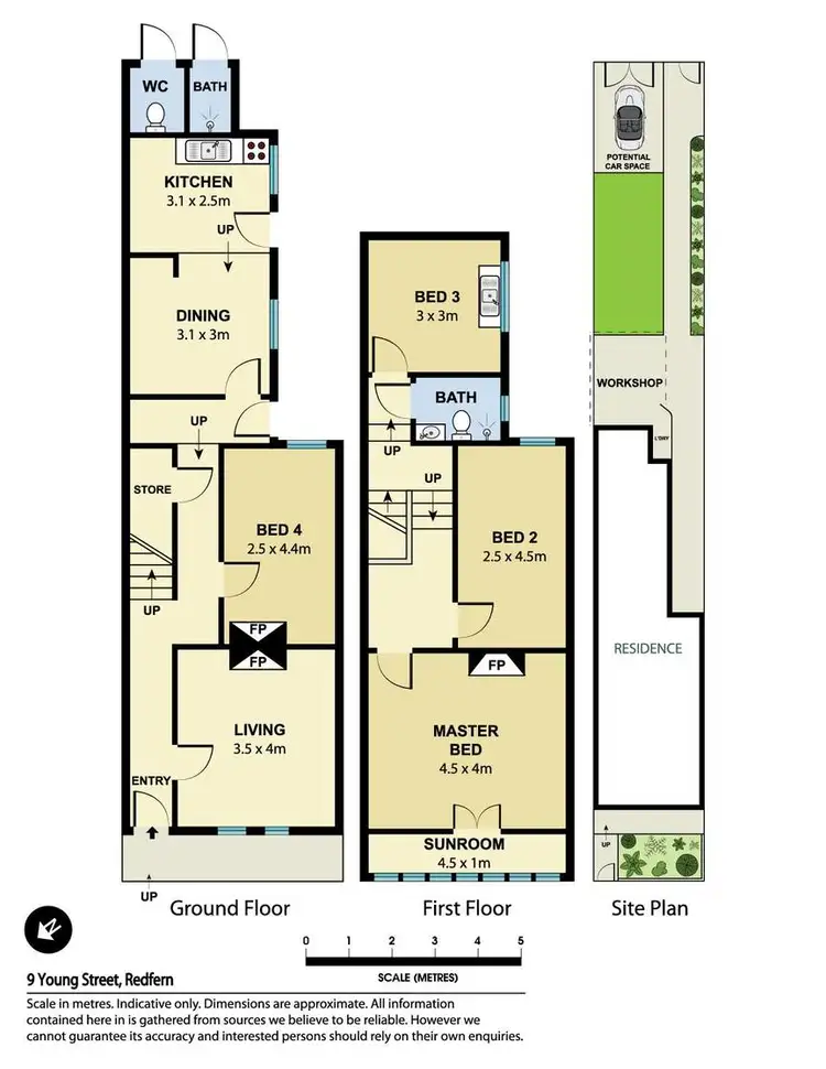 Floorplan of Homely house listing, 9 Young Street, Redfern NSW 2016
