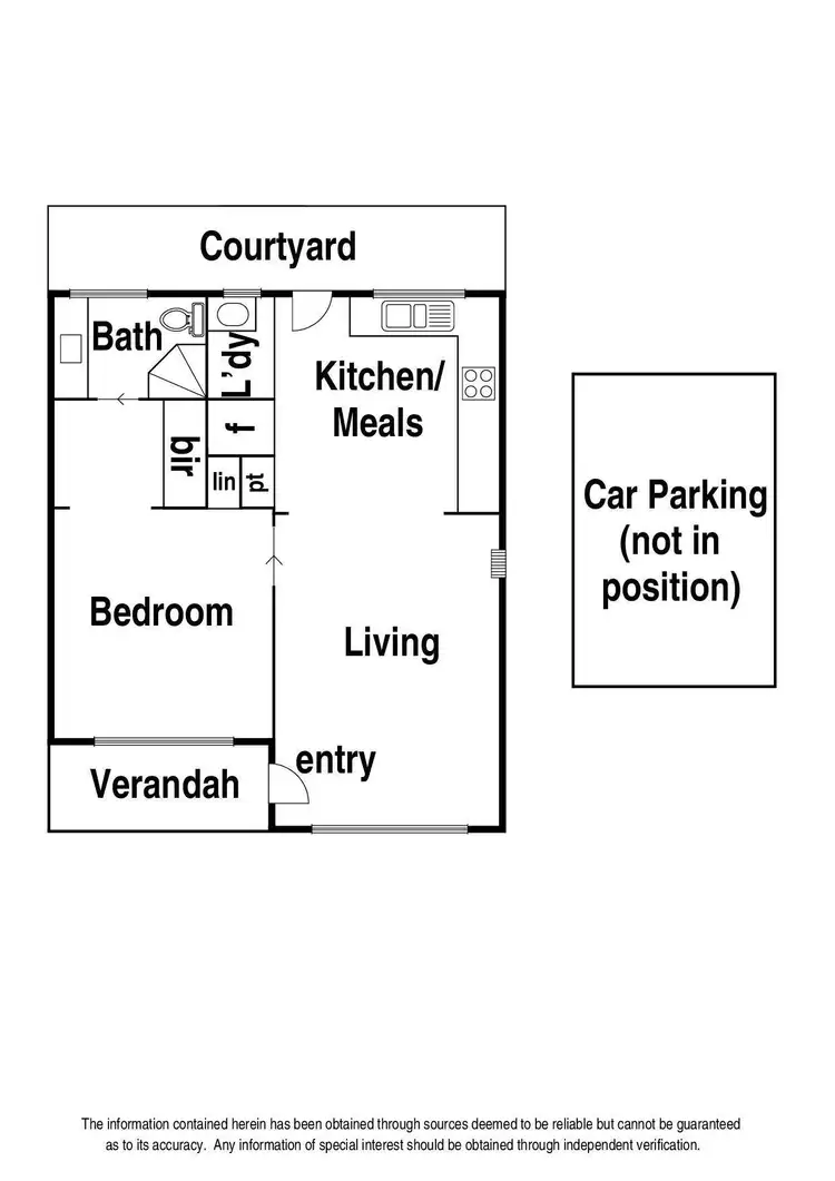 Floorplan of Homely unit listing, 4/72 Pine Street, Reservoir VIC 3073