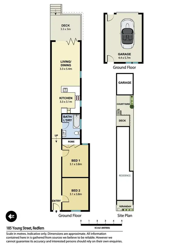 Floorplan of Homely house listing, 185 Young Street, Redfern NSW 2016