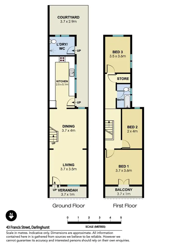 Floorplan of Homely house listing, 43 Francis Street, Darlinghurst NSW 2010