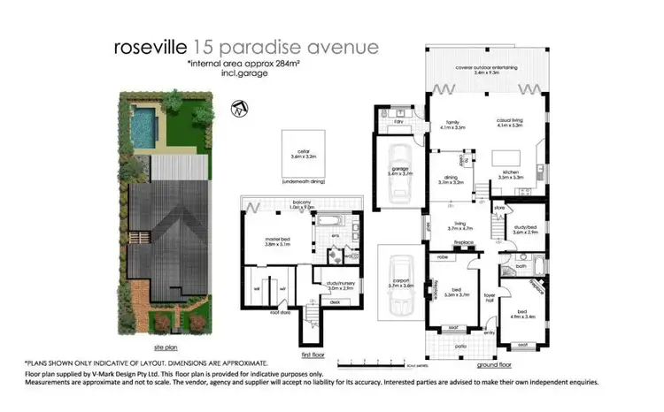 Floorplan of Homely house listing, 15 Paradise Avenue, Roseville NSW 2069