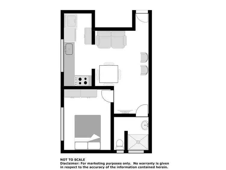 Floorplan of Homely apartment listing, 1/87 Shoal Bay Road, Shoal Bay NSW 2315