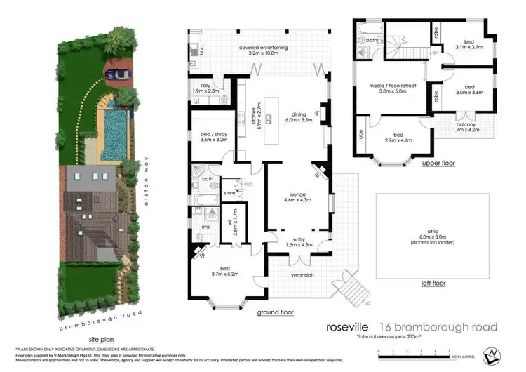 Floorplan of Homely house listing, 16 Bromborough Road, Roseville NSW 2069