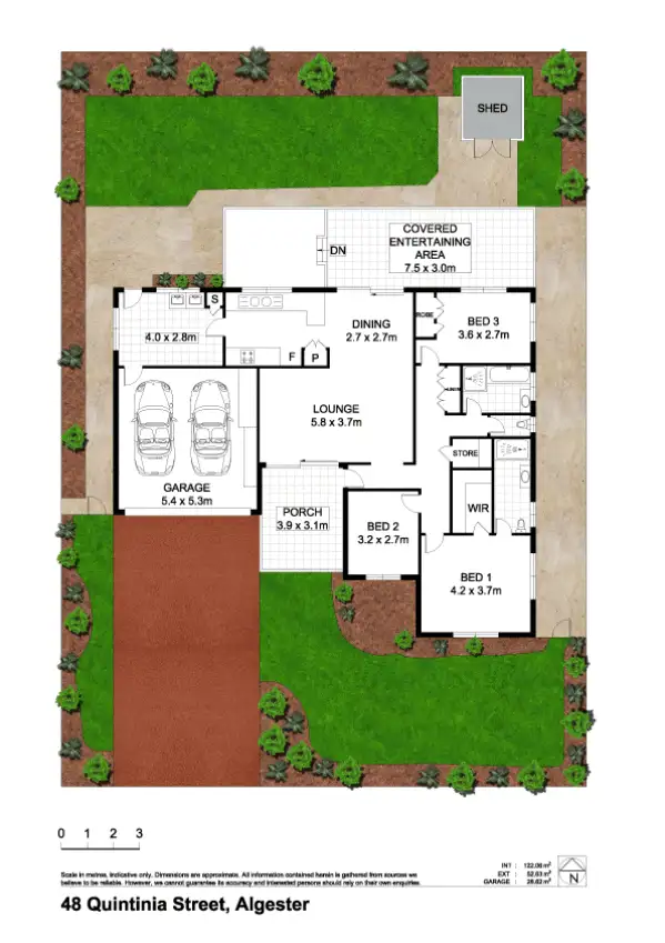 Floorplan of Homely house listing, 48 Quintinia Street, Algester QLD 4115