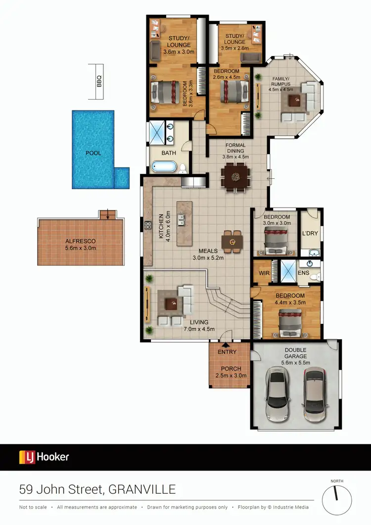 Floorplan of Homely house listing, 59 John Street, Granville NSW 2142