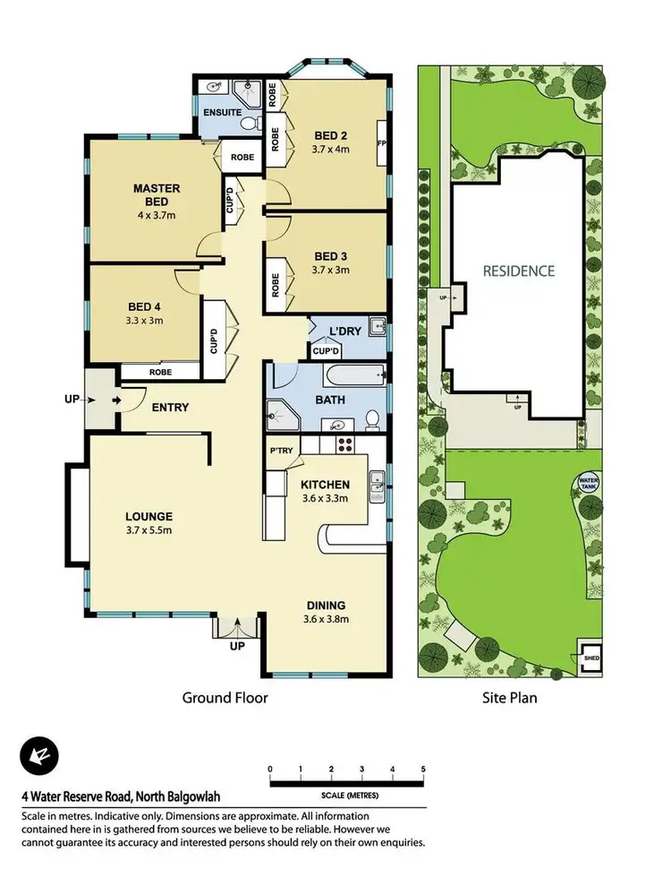 Floorplan of Homely house listing, 4 Water Reserve Road, North Balgowlah NSW 2093