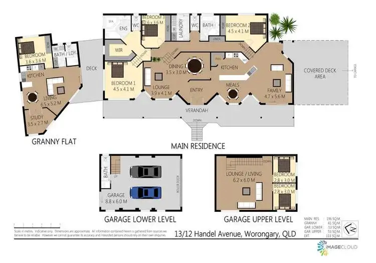 Floorplan of Homely house listing, 13/12 Handel Avenue, Worongary QLD 4213