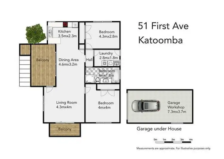 Floorplan of Homely house listing, 51 First Avenue, Katoomba NSW 2780