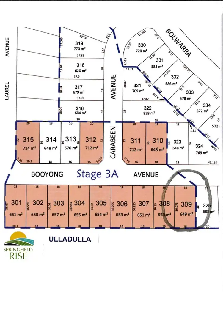 Floorplan of Homely land listing, 9 Booyong Avenue, Ulladulla NSW 2539